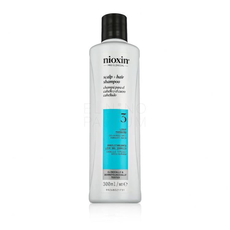 Nioxin System 3 Scalp + Hair Shampoo Szampon do włosów dla kobiet 300 ml