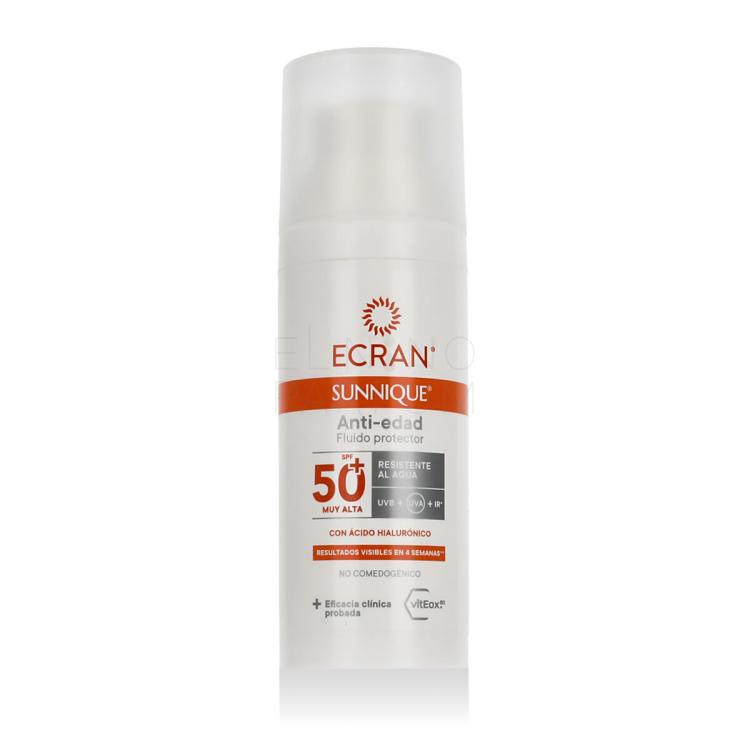Ecran Sunnique Anti-Aging Protective Fluid SPF50+ Preparat do opalania twarzy 50 ml