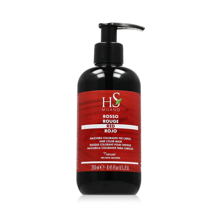 HS MILANO Hair Color Mask Farba do włosów 250 ml Odcień Red