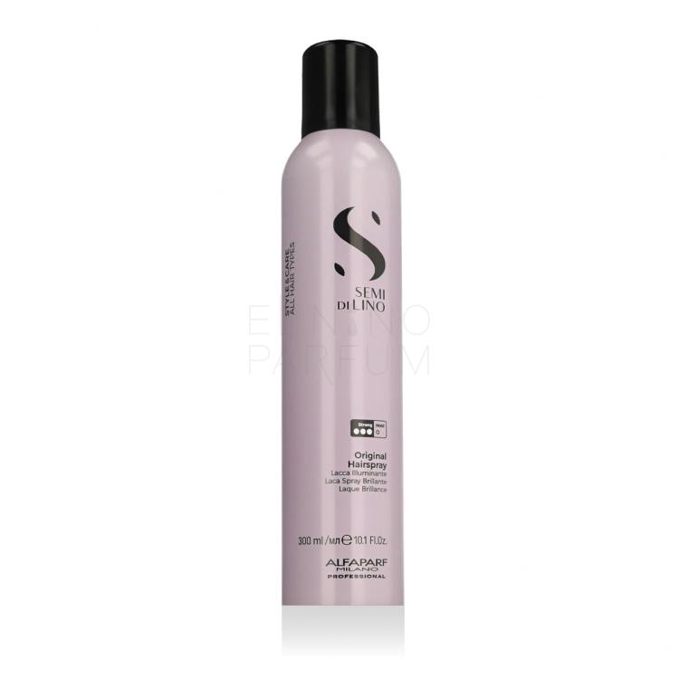 ALFAPARF MILANO Semi Di Lino Style &amp; Care Original Hairspray Lakier do włosów dla kobiet 300 ml