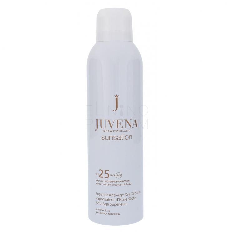 Juvena Sunsation Superior Anti-Age Dry Oil Spray SPF25 Preparat do opalania ciała dla kobiet 200 ml