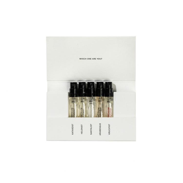 Oraculum Discovery Set Zestaw woda perfumowana KATARZIST 2 ml + woda perfumowana HELENIST 2 ml + woda perfumowana SANTALIST 2 ml + woda perfumowana ARABESQUE 2 ml + woda perfumowana KRUCIFIST 2 ml