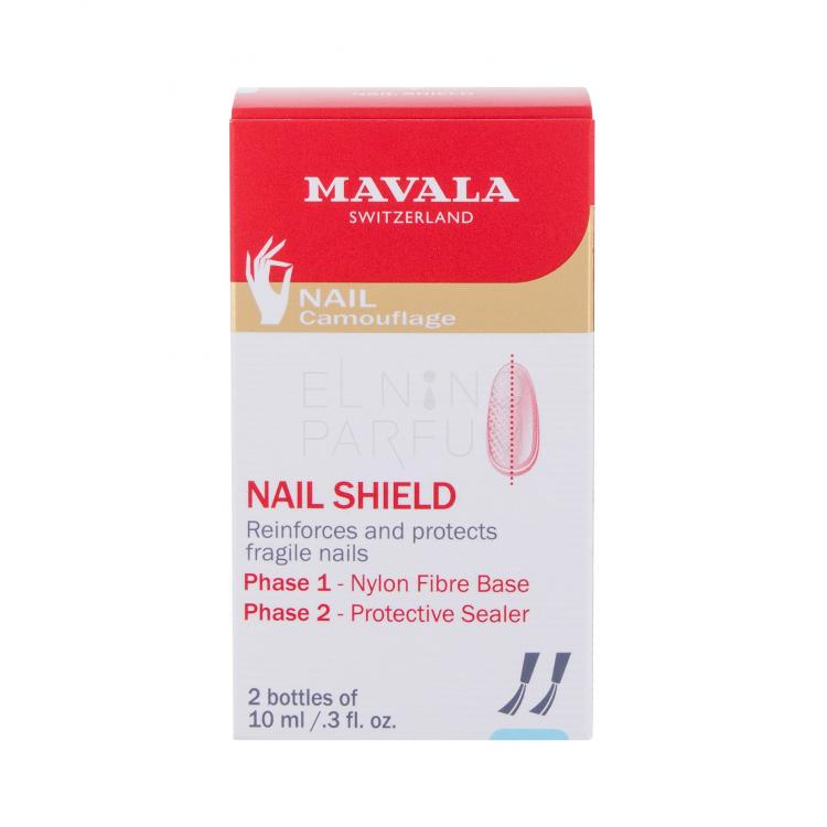 MAVALA Nail Shield Zestaw dla kobiet 10ml Nail Shield Phase 1 + 10ml Nail Shield Phase 2