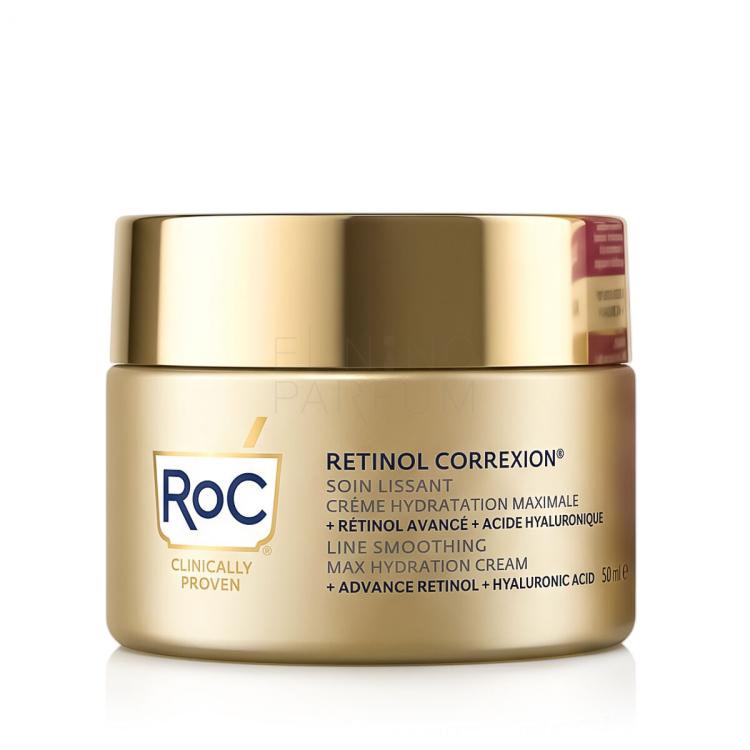 RoC Retinol Correxion Line Smoothing Max Hydration Cream Krem do twarzy na dzień dla kobiet 50 ml