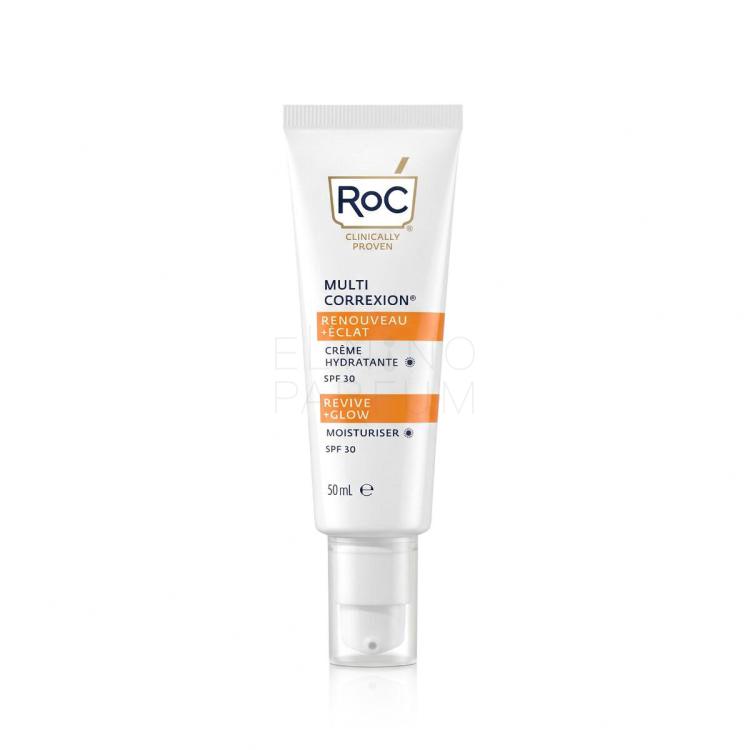 RoC Multi Correxion Revive + Glow Moisturiser SPF30 Krem do twarzy na dzień dla kobiet 50 ml