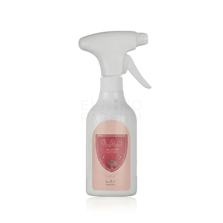 Lattafa Mohra Silky Rose Odświeżacz w sprayu i dyfuzorze dla kobiet 450 ml