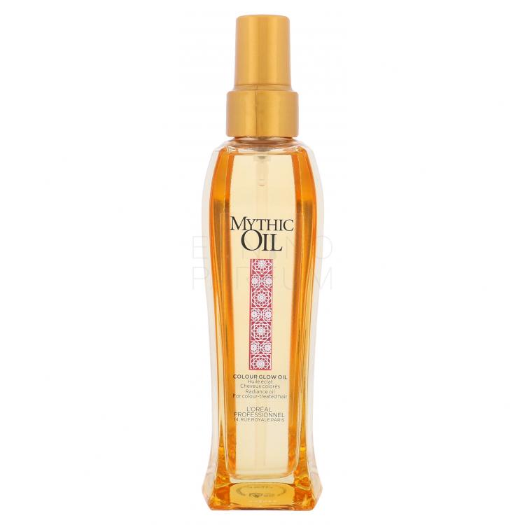 L&#039;Oréal Professionnel Mythic Oil Colour Glow Olejek do włosów dla kobiet 100 ml Uszkodzone pudełko