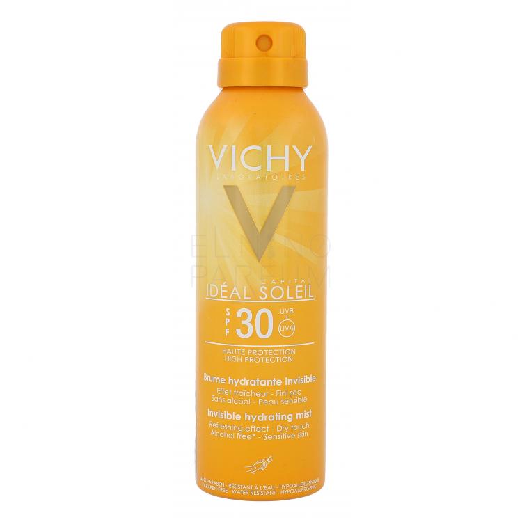 Vichy Idéal Soleil Invisible Hydrating Mist SPF30 Preparat do opalania ciała dla kobiet 200 ml tester