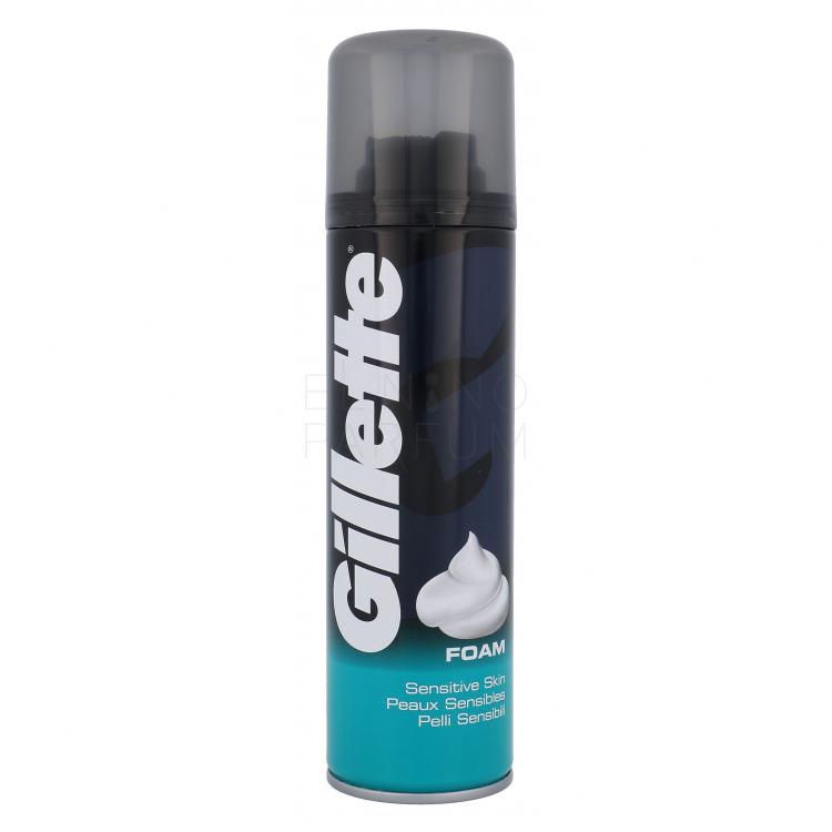 Gillette Shave Foam Sensitive Pianka do golenia dla mężczyzn 200 ml