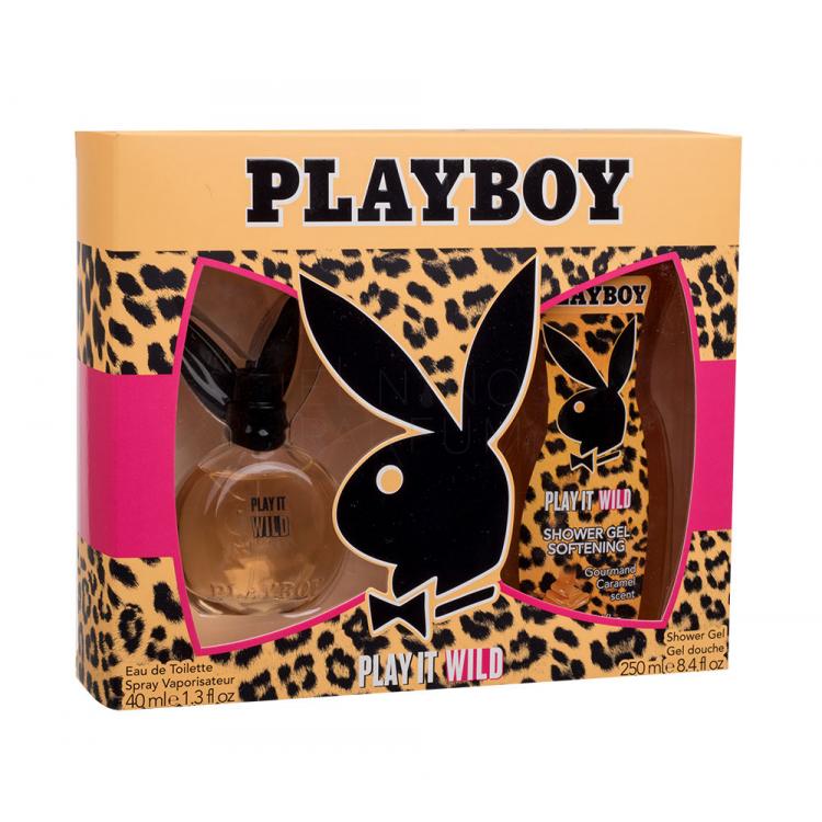 Playboy Play It Wild For Her Zestaw Edt 40 ml + Żel pod prysznic 250 ml