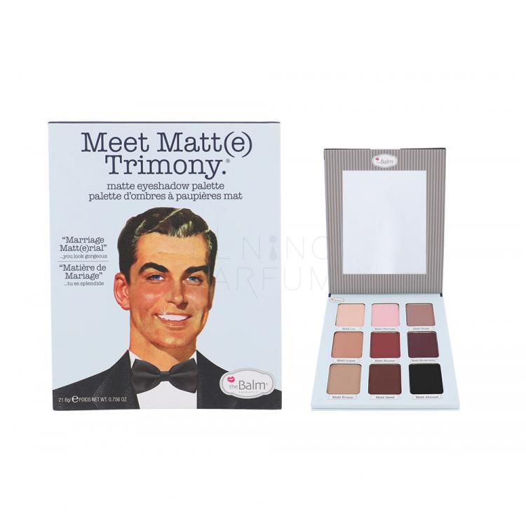 TheBalm Meet Matt(e) Trimony Eyeshadow Palette Cienie do powiek dla kobiet 21,6 g