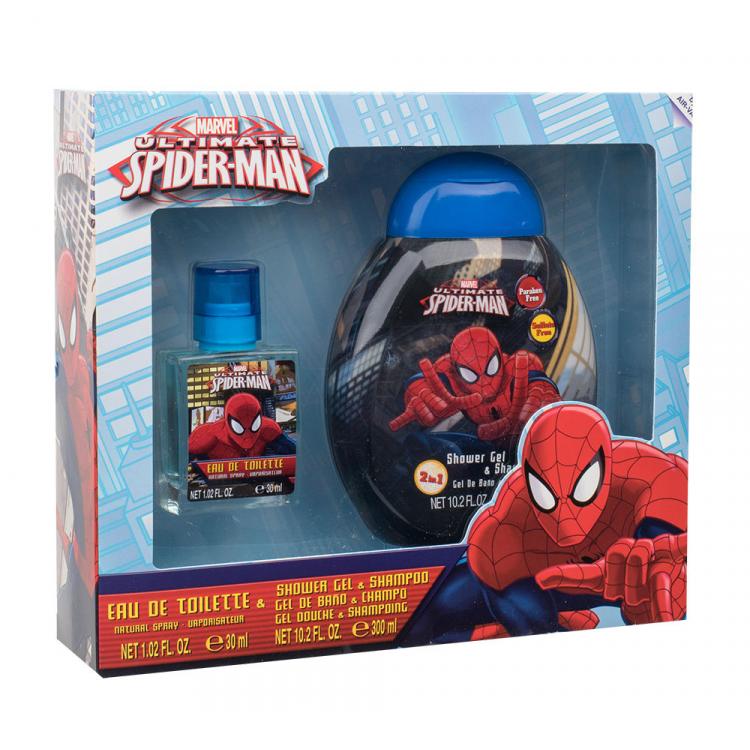Marvel Ultimate Spiderman Zestaw Edt 30 ml + 2w1 Żel pod prysznic i Szampon 300 ml