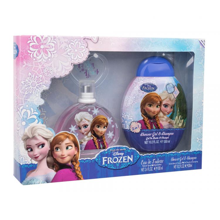 Disney Frozen Zestaw Edt 100 ml + 2w1 Żel pod prysznic i Szampon 300 ml