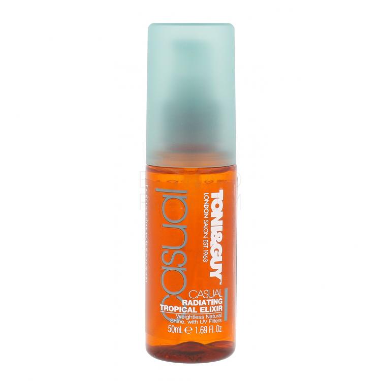 TONI&amp;GUY Casual Radiating Tropical Elixir Olejek do włosów dla kobiet 50 ml