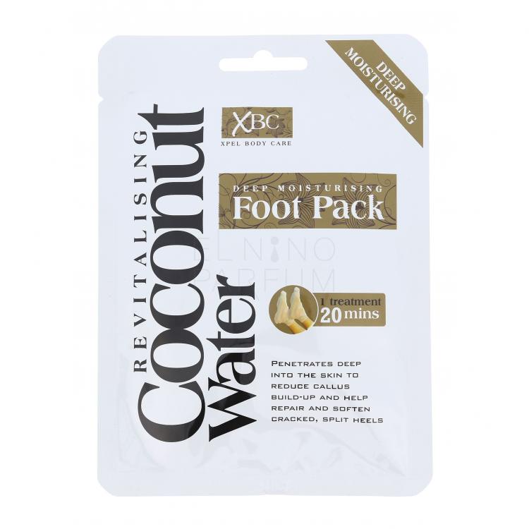 Xpel Coconut Water Deep Moisturising Foot Pack Maseczka do nóg dla kobiet 1 szt