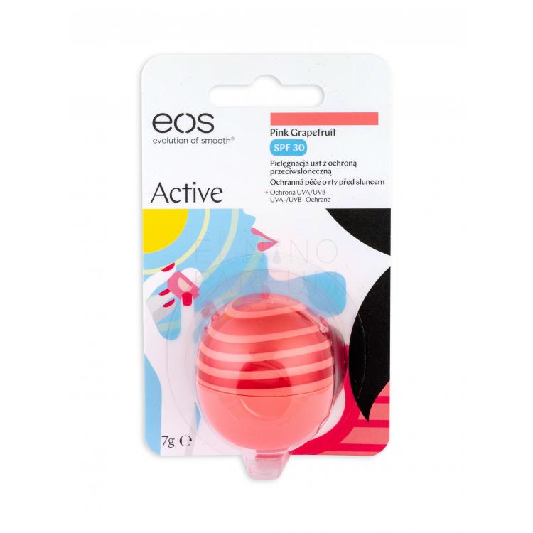 EOS Active SPF30 Balsam do ust dla kobiet 7 g Odcień Pink Grapefruit