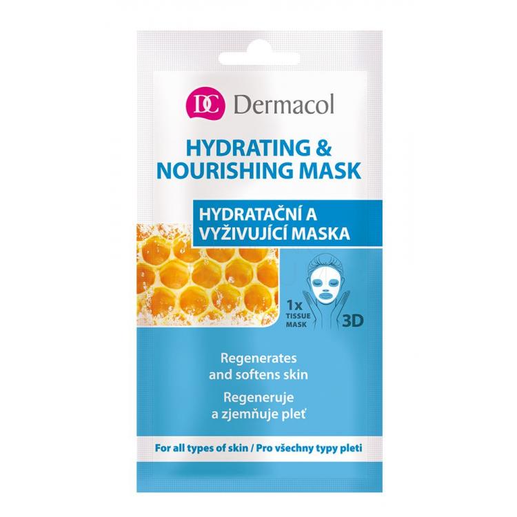 Dermacol Hydrating &amp; Nourishing Mask Maseczka do twarzy dla kobiet 15 ml