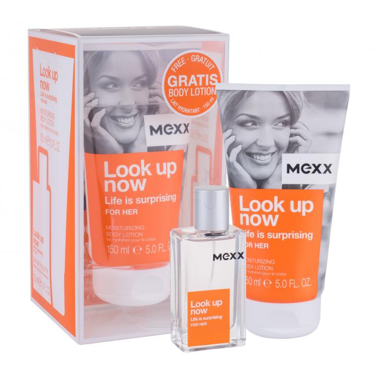 Mexx Look up Now Life Is Surprising For Her Zestaw Edt 30 ml + Balsam do ciała 150 ml