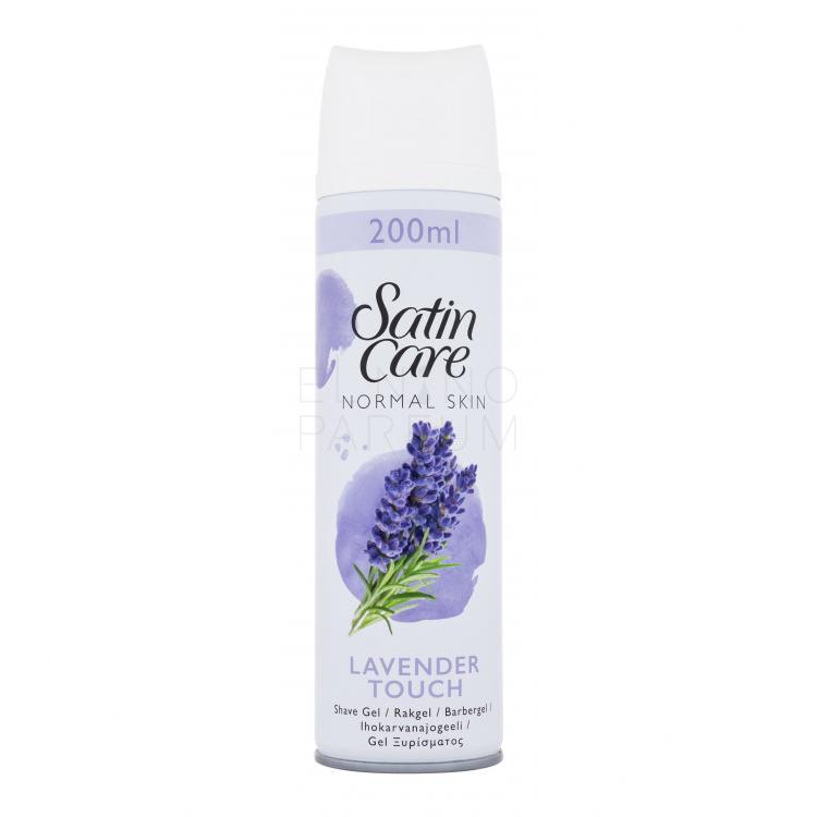 Gillette Satin Care Lavender Touch Żel do golenia dla kobiet 200 ml