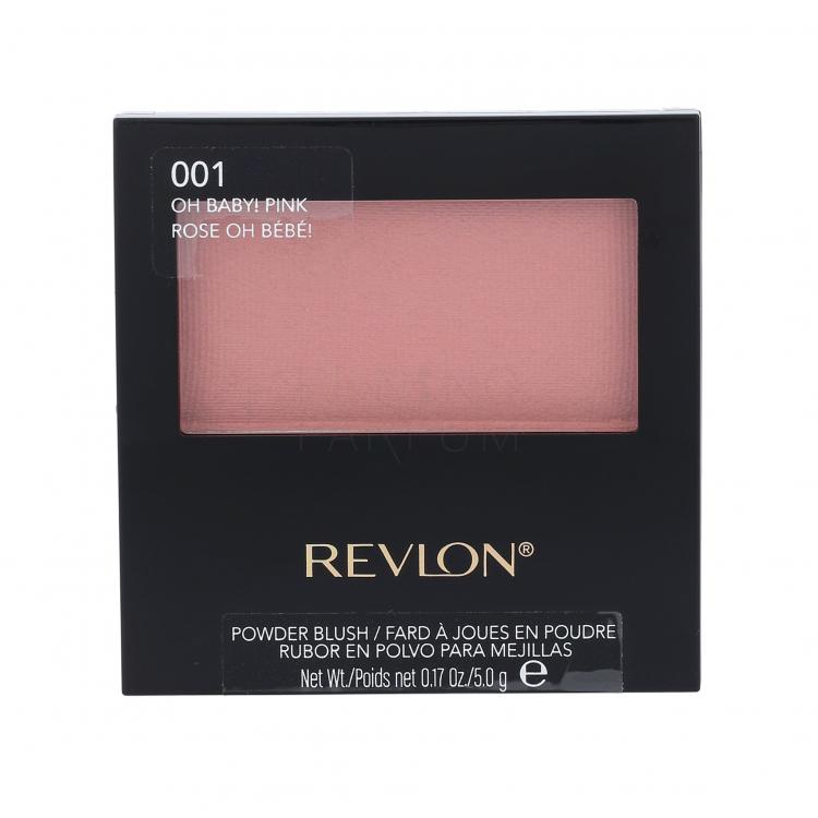 Revlon Powder Blush Róż dla kobiet 5 g Odcień 001 Oh Baby Pink