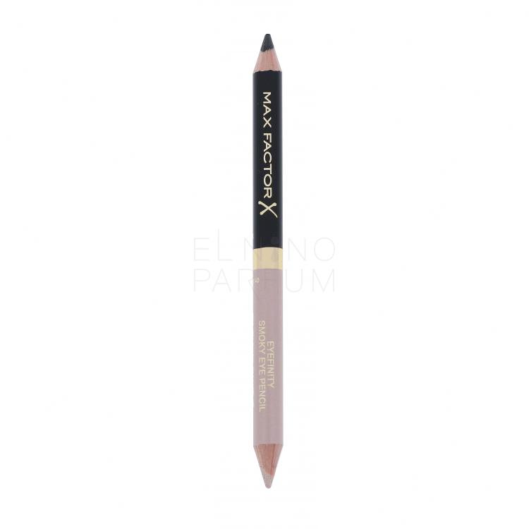 Max Factor Eyefinity Smoky Eye Pencil Kredka do oczu dla kobiet 1,3 g Odcień 01 Black Onyx +  Diamond Glitz