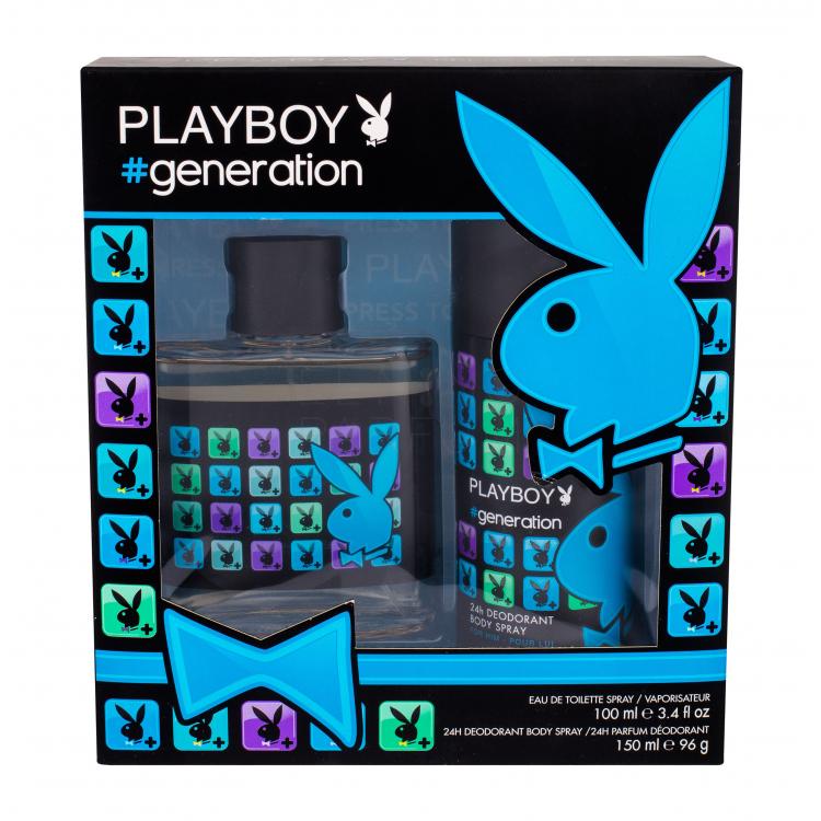 Playboy Generation For Him Zestaw Edt 100 ml + Dezodorant 150 ml
