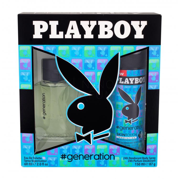 Playboy Generation For Him Zestaw Edt 60 ml + Dezodorant 150 ml