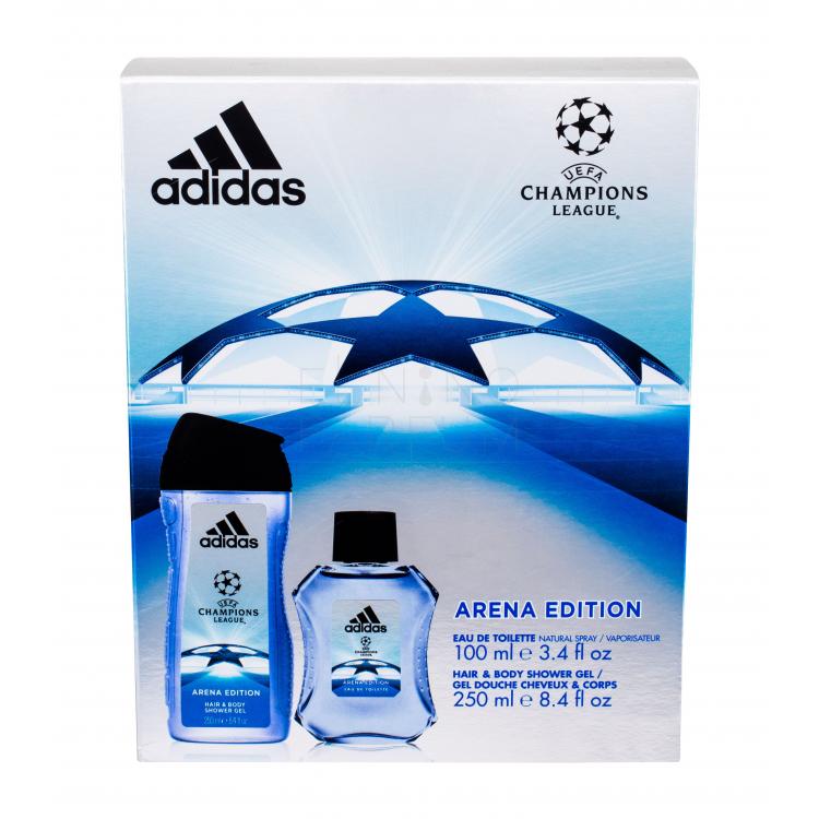 Adidas UEFA Champions League Arena Edition Zestaw Edt 100 ml + Żel pod prysznic 250 ml